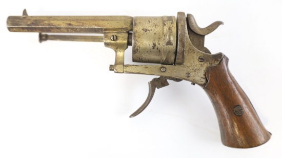 Antique German 7.65mm 6-Shot Pinfire Revolver
