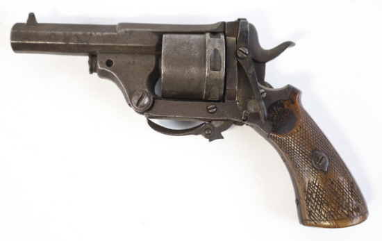 Antique A. Drissen 7.65mm 6-Shot Pinfire Revolver