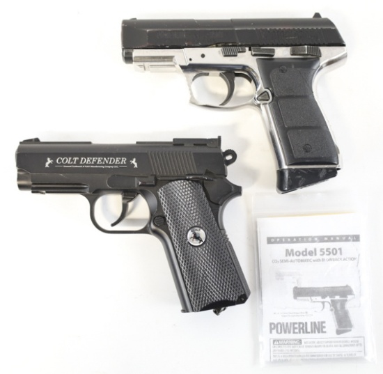 Lot Of Two Mixed Brand .177 Cal. Co2 BB Pistols