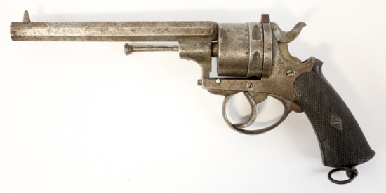 Antique Belgium Open Top .38 Rimfire Revolver
