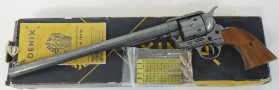Spanish Denix Replica Six-Shot Cap Revolver NIB