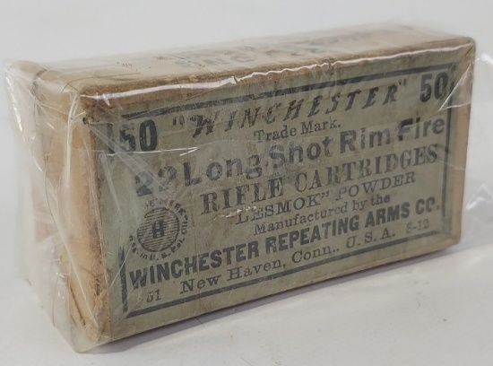 50 Rnds Vtg. Winchester .22 Long Shot Cartridges