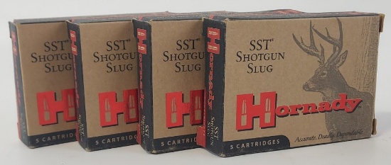 20 Rounds Hornady 20 Ga. SST Slug Shotshells