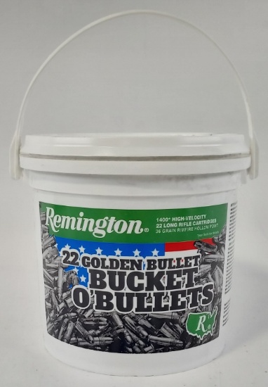 1400 Rounds Remington 22LR Bucket O' Bullets