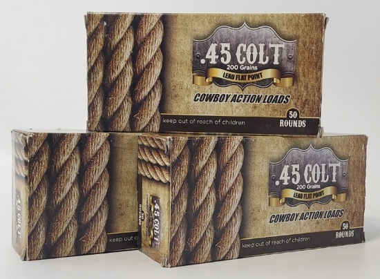 150 Rnds American Cowboy .45 Long Colt Cartridges