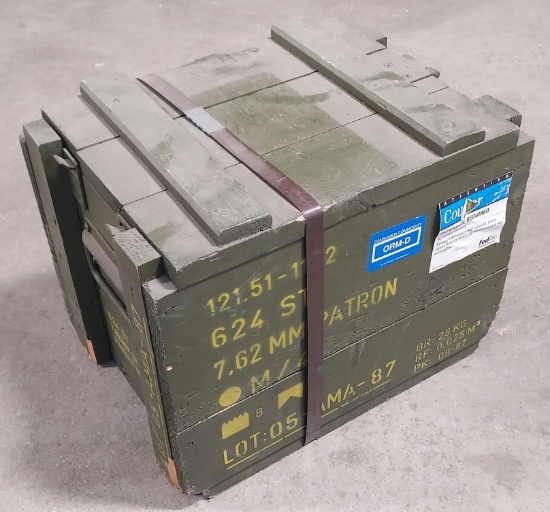 624 Rounds Danish .30-06 Military Cartridges