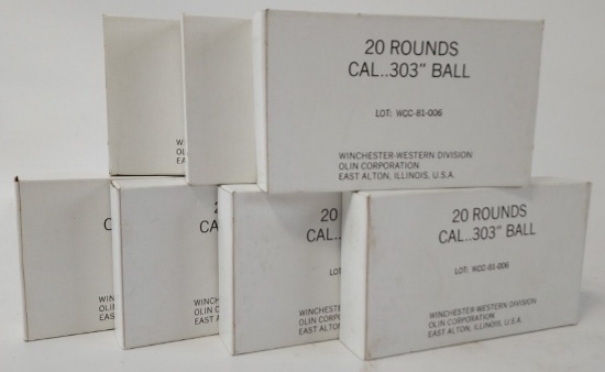 140 Winchester .303 British Military Cartridges
