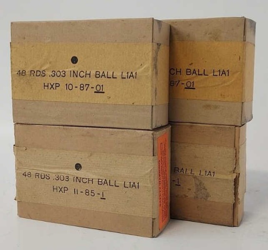 192 Greek Surplus .303 British Military Cartridges