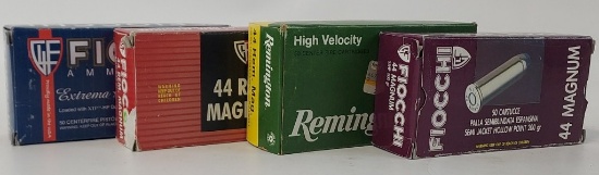 198 Rounds Mixed Brand .44 Magnum Cartridges