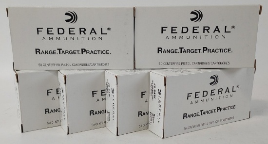 300 Rounds Federal .40 S&W Cartridges In Boxes