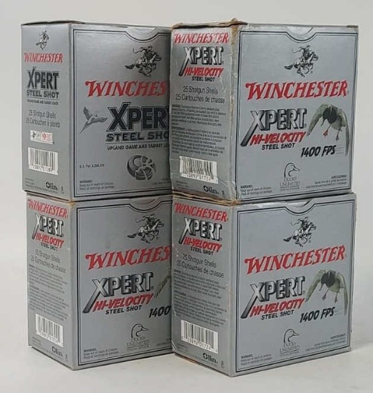 100 Rounds Winchester 12 Ga. Shotshells In Boxes
