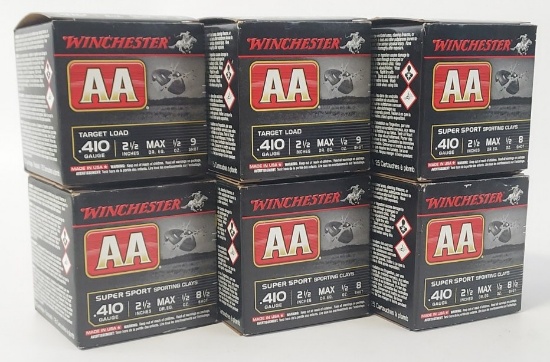 150 Rounds Winchester .410 Ga. Shotshells In Boxes
