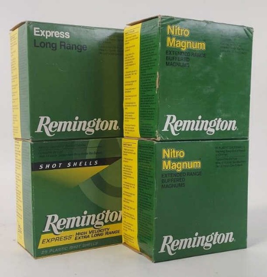 100 Rounds Remington 12 Ga. Shotshells In Boxes