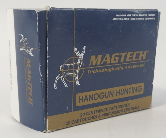 17 Rounds Magtech 500 S&W Magnum Cartridges In Box