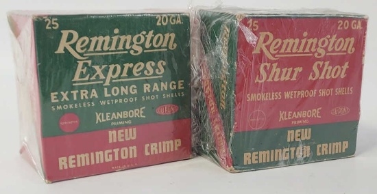 50 Rounds Of Vintage Remington 20 Ga. Shotshells
