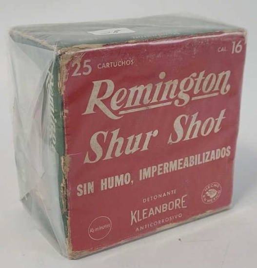 25 Rounds Spanish Remington 16 Ga. Shotshells
