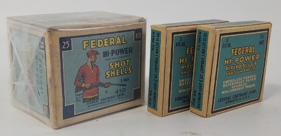 35 Rounds Of Vintage Federal .410 Ga. Shotshells