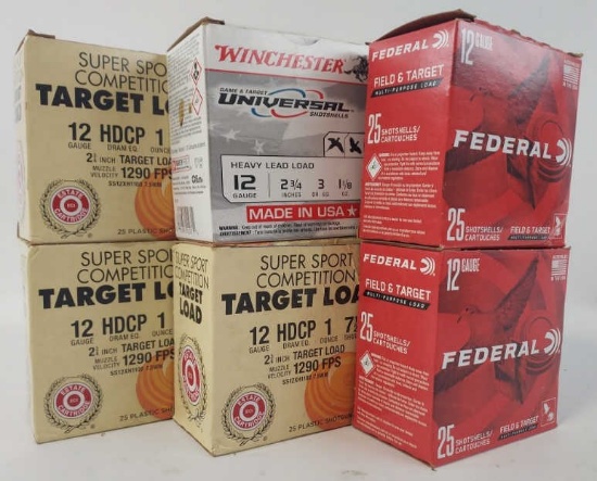 150 Rounds Of Mixed Brand 12 Ga. Shotshells