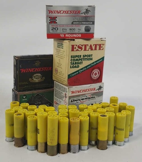 123 Rounds Of Mixed Brand 20 Ga. Shotshells