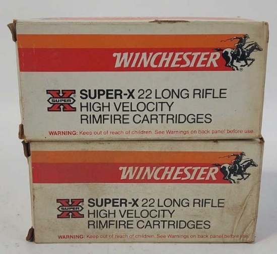 800 Rounds Winchester Super -X .22 LR Cartridges