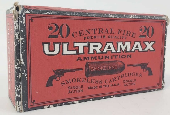 20 Rounds Of Ultramax .45-70 Govt. Cartridges