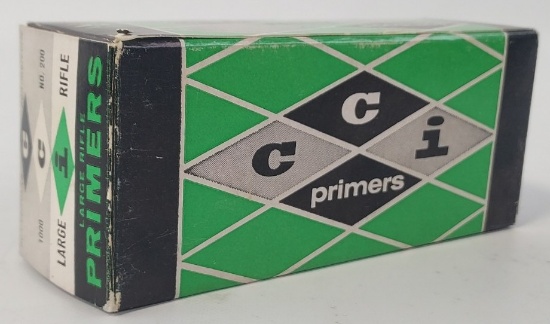 1000 Boxed CCI Large Rifle Primers #200