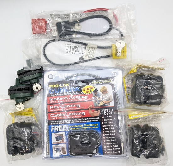 + c Various Gun Trigger Locks