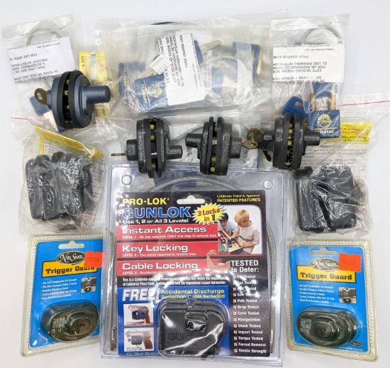 Various Gun Trigger Locks