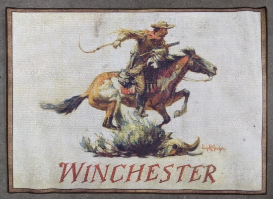 Winchester Bronco Store Rug. 51x36