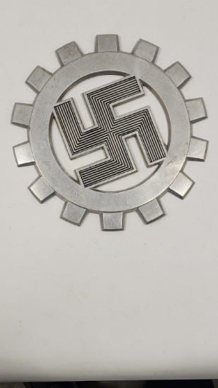 Original WWII German DAF Labor Front Sign