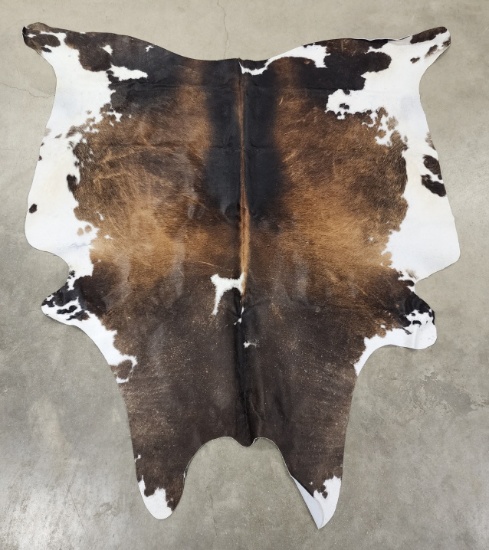 Brand New Soft Tanned Tri-Color Brazilian Cowhide