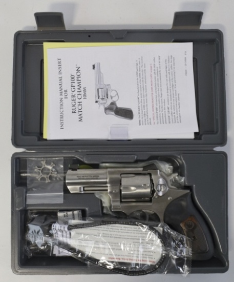 New In Case Ruger GP100 10mm Auto Revolver