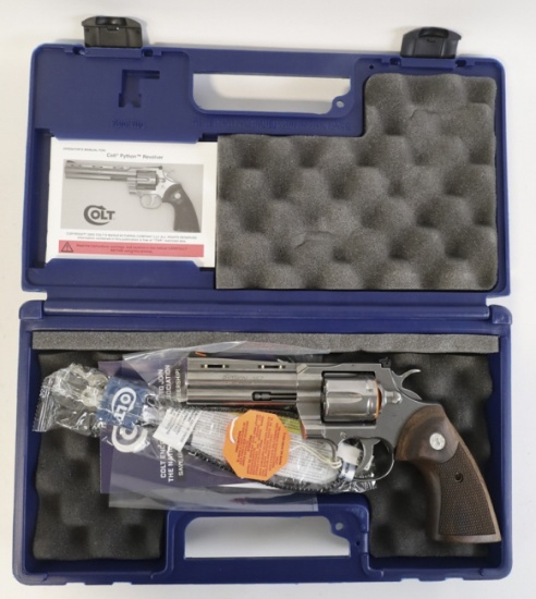 New In Case Colt Python .357 Magnum Revolver