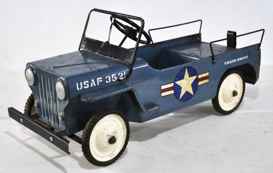 Original Hamilton U.S. Air Force Jeep Pedal car