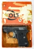 1958 Colt Junior .25 Cal. Semi-Auto Pistol In Box