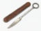 Marbles First Model Trout Knife w/ Sheath