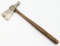 Very Unique Marbles Three Line Stamp Brass Axe
