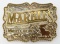 Marbles Quality Knives Sterling Silver Belt Buckle