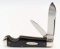 1920-40 Case XX Slick Black Easy Open Jack Knife