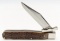 J.H.B. Knife Co. Lockback Swing Guard Knife