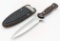 Vtg Western Pat. Pend. W77 Boot Knife w/ Sheath