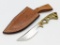 John Nelson Cooper Skeletonized Brass Handle Knife