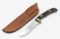 Custom James Lile Engraved Hunting Knife