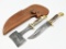 Marbles Damascus Hunting Knife and Hatchet Set