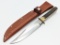 Vtg Bonsa Solingen Germany Hunting Knife w/ Sheath