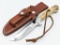 Lou Hegedus Stag Handle Fixed Blade Skinner
