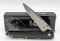 NIB Kizer Sliver Black Sunburst Liner Lock Ki4419