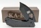 NIB Ka-Bar Fin Folder Serrated Tanto Folding Knife