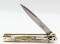 AKC Bill DeShivs Leverletto Stag Switchblade