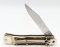 Hubertus Solingen Lever Lock Stag Switchblade